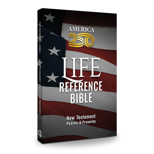 America's 250 Life Reference Bible- Out of Stock- Ships July 2026